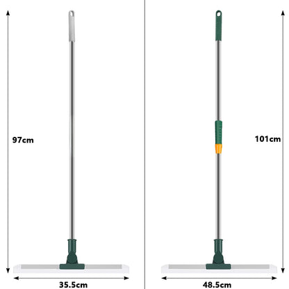 Racletă Multifuncțională din Silicon cu Mâner Telescopic - Pentru Baie, Geamuri și Podele