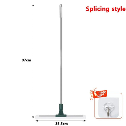 Racletă Multifuncțională din Silicon cu Mâner Telescopic - Pentru Baie, Geamuri și Podele